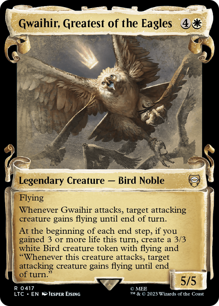 Gwaihir, Greatest of the Eagles [The Lord of the Rings: Tales of Middle-Earth Commander Showcase Scrolls] | Gamer Loot