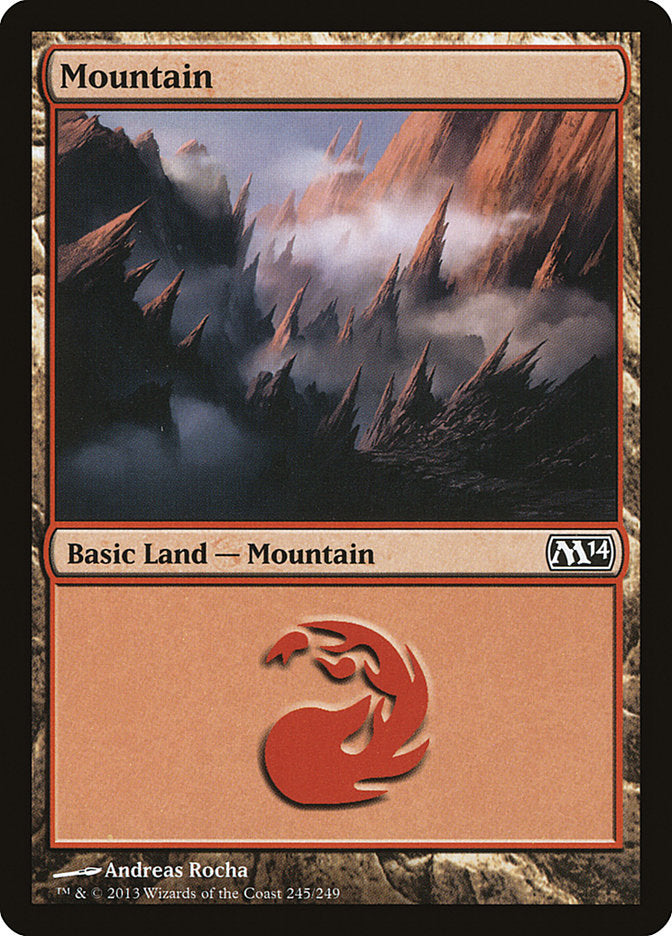 Mountain (245) [Magic 2014] | Gamer Loot