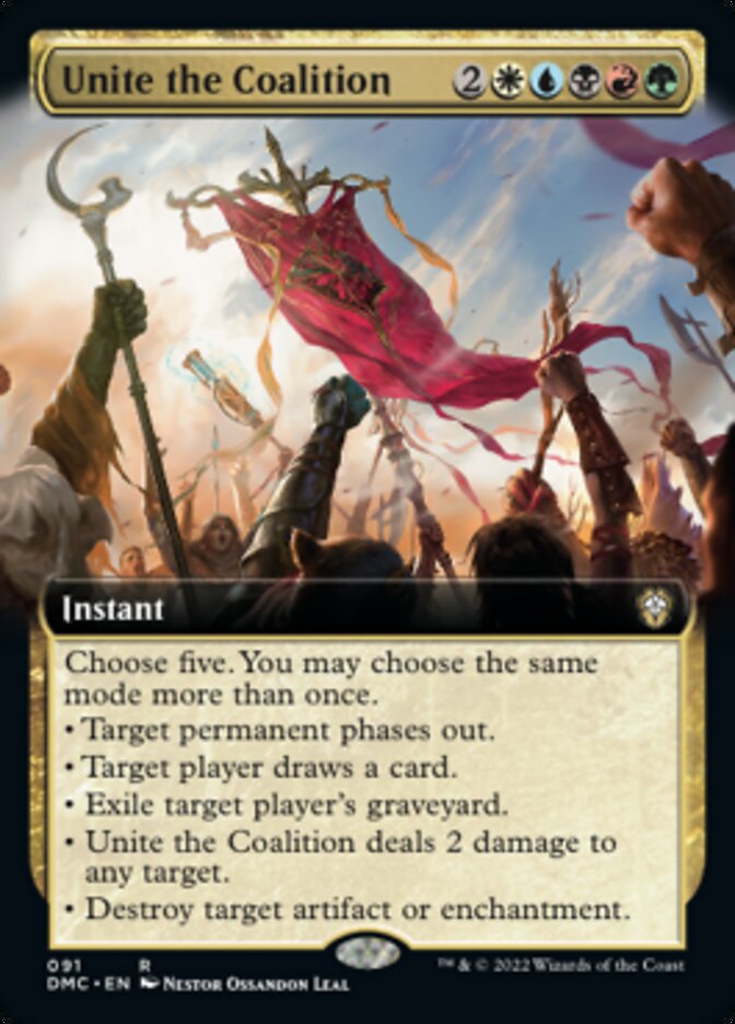 Unite the Coalition (Extended Art) [Dominaria United Commander] | Gamer Loot