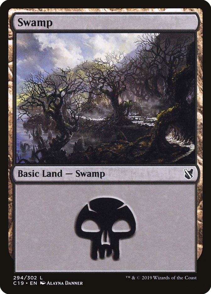 Swamp (294) [Commander 2019] | Gamer Loot