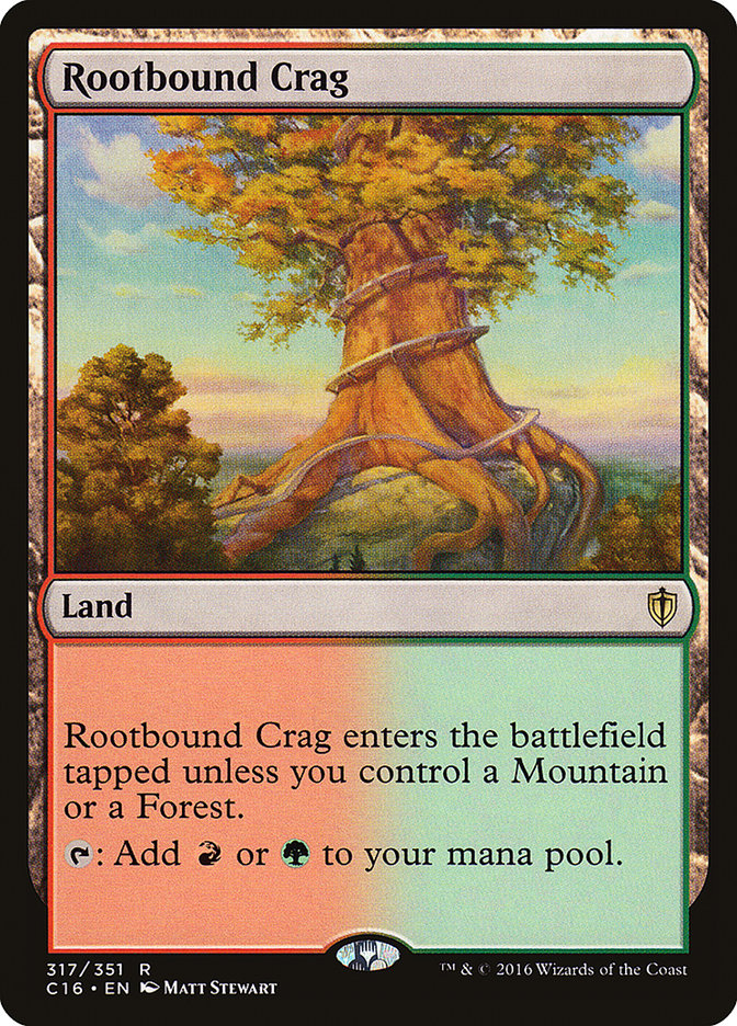 Rootbound Crag [Commander 2016] | Gamer Loot