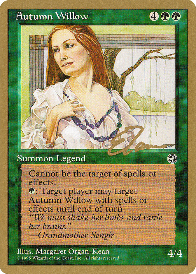 Autumn Willow (Eric Tam) [Pro Tour Collector Set] | Gamer Loot