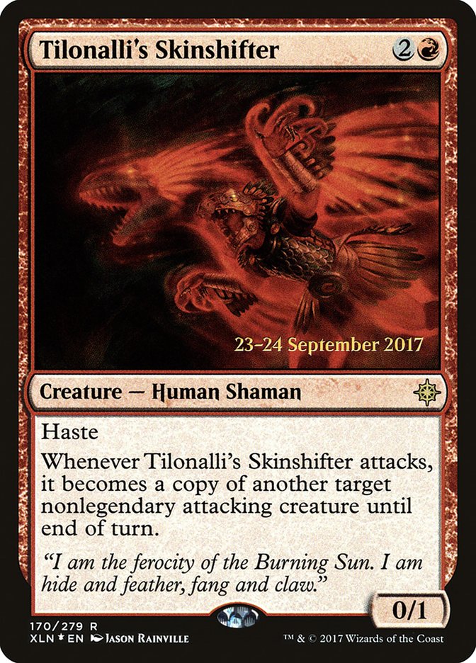 Tilonalli's Skinshifter  [Ixalan Prerelease Promos] | Gamer Loot