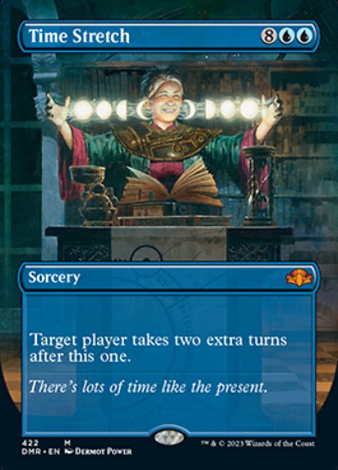 Time Stretch (Borderless Alternate Art) [Dominaria Remastered] | Gamer Loot