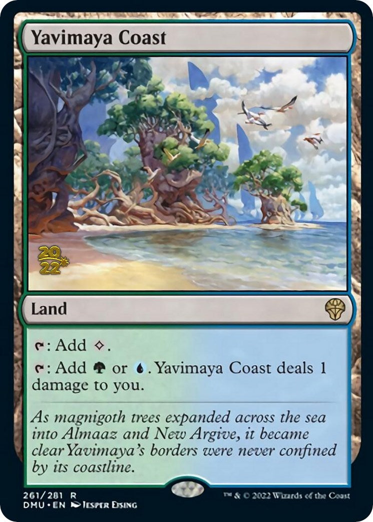 Yavimaya Coast [Dominaria United Prerelease Promos] | Gamer Loot