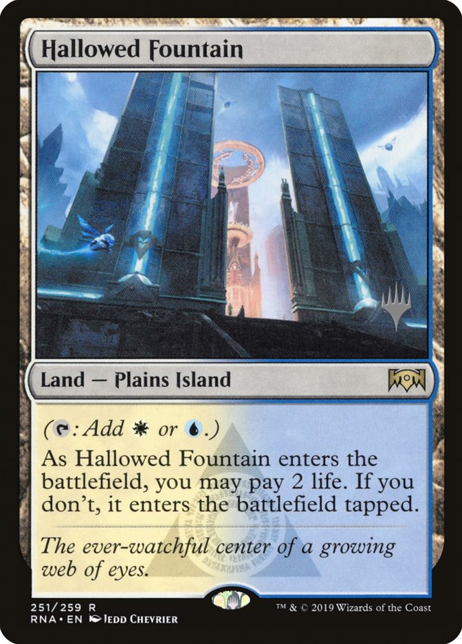 Hallowed Fountain (Promo Pack) [Ravnica Allegiance Promos] | Gamer Loot
