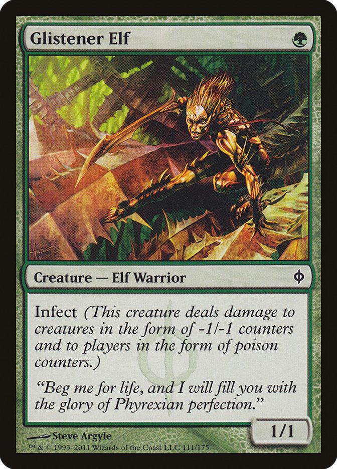 Glistener Elf [New Phyrexia] | Gamer Loot