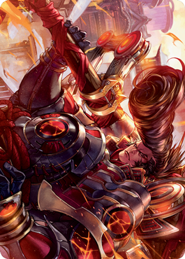 Upriser Renegade Art Card [Kamigawa: Neon Dynasty Art Series] | Gamer Loot