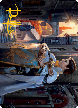 Dennick, Pious Apprentice Art Card (Gold-Stamped Signature) [Innistrad: Midnight Hunt Art Series] | Gamer Loot