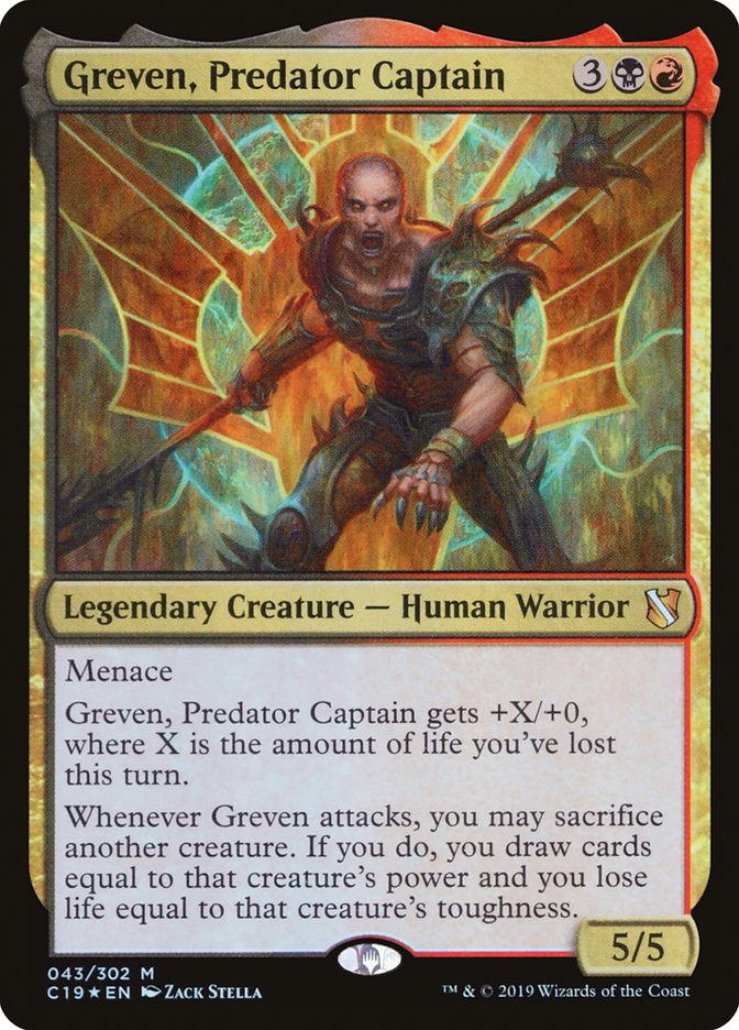 Greven, Predator Captain [Commander 2019] | Gamer Loot