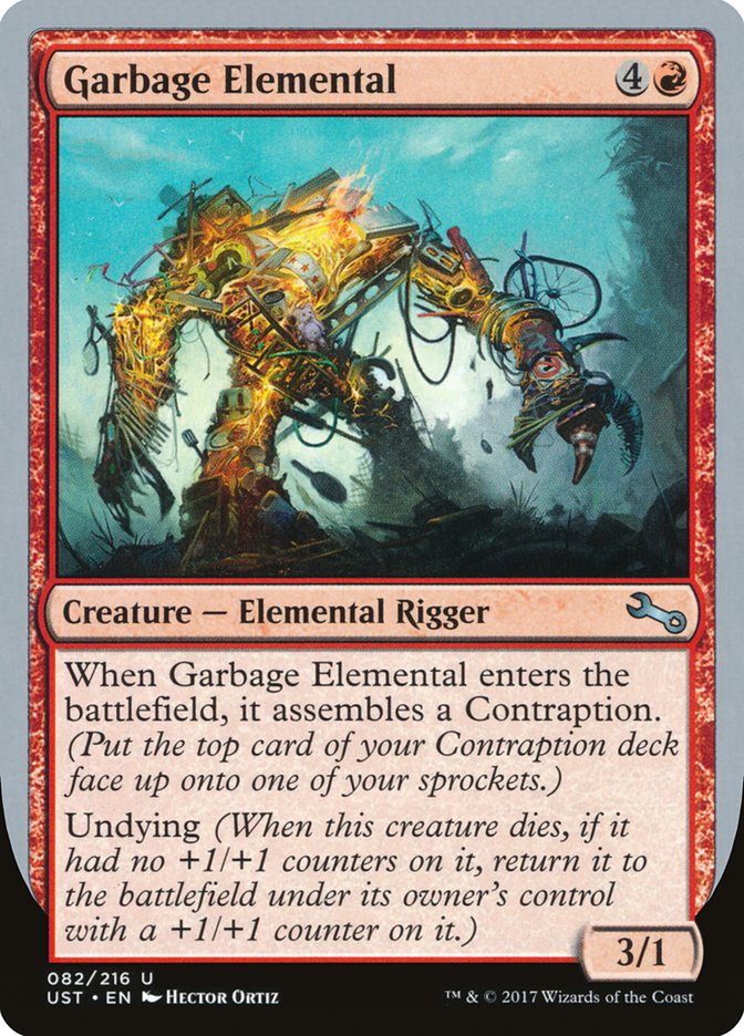 Garbage Elemental (3/1 Creature) [Unstable] | Gamer Loot