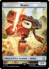 Robot // Treasure (0018) Double-Sided Token [Fallout Tokens] | Gamer Loot