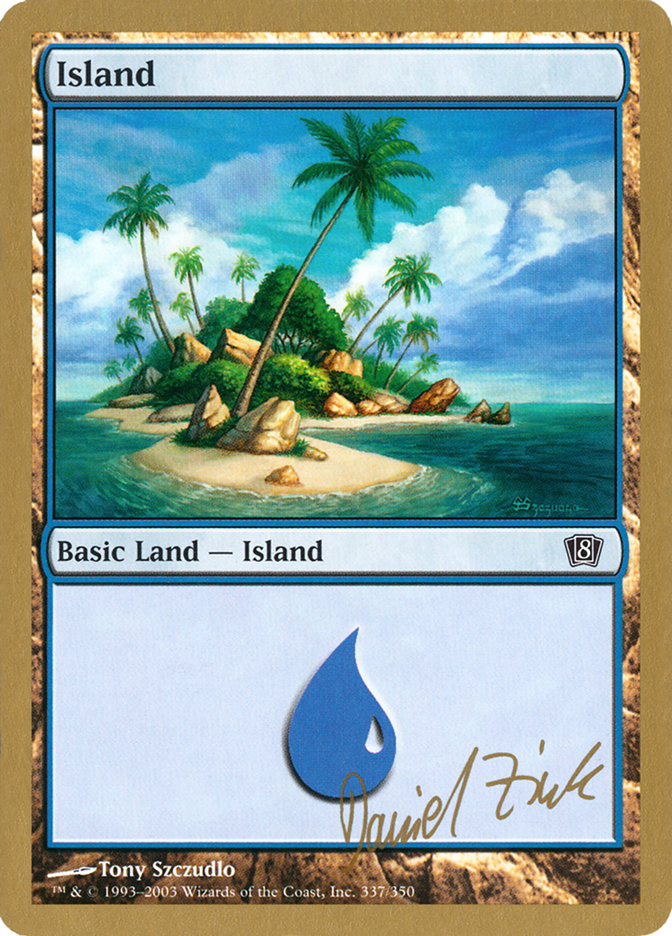 Island (dz337) (Daniel Zink) [World Championship Decks 2003] | Gamer Loot