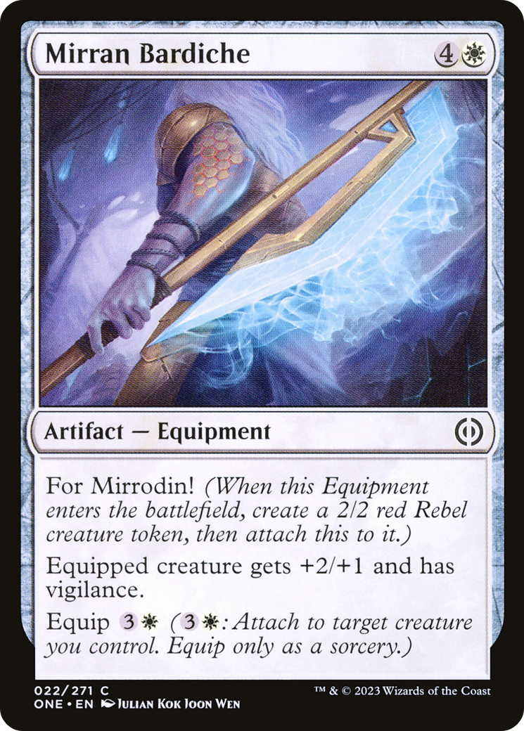 Mirran Bardiche [Phyrexia: All Will Be One] | Gamer Loot