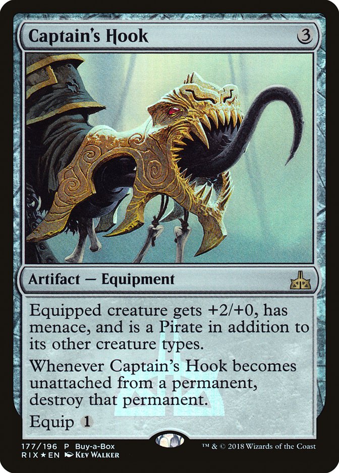 Captain's Hook (Buy-A-Box) [Rivals of Ixalan Promos] | Gamer Loot