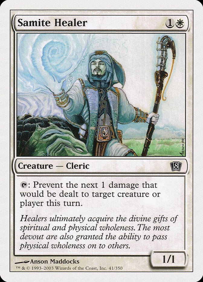 Samite Healer [Eighth Edition] | Gamer Loot