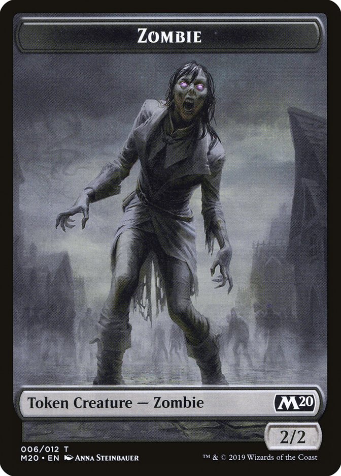 Zombie [Core Set 2020 Tokens] | Gamer Loot