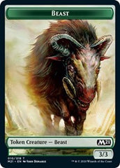 Beast // Cat (011) Double-sided Token [Core Set 2021 Tokens] | Gamer Loot
