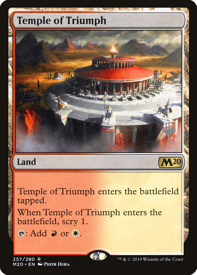 Temple of Triumph (Promo Pack) [Core Set 2020 Promos] | Gamer Loot