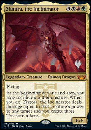 Ziatora, the Incinerator (Promo Pack) [Streets of New Capenna Promos] | Gamer Loot