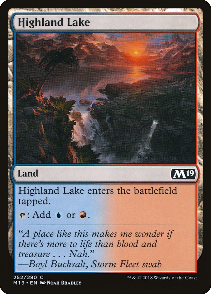 Highland Lake [Core Set 2019] | Gamer Loot