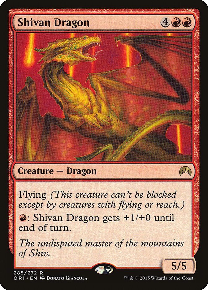 Shivan Dragon [Magic Origins] | Gamer Loot
