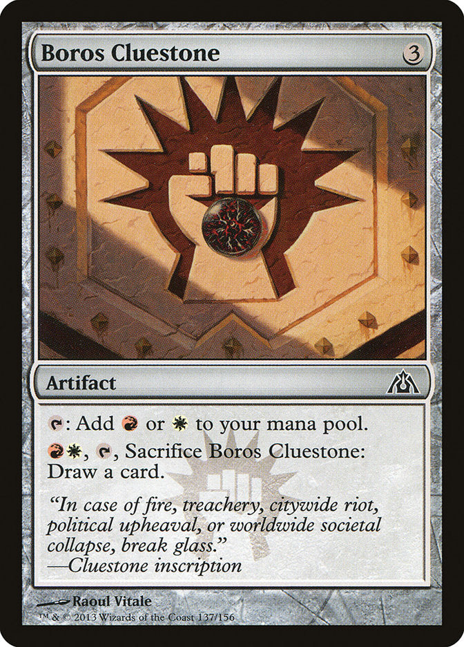 Boros Cluestone [Dragon's Maze] | Gamer Loot