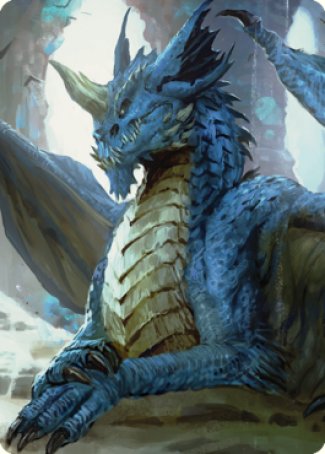 Young Blue Dragon Art Card [Commander Legends: Battle for Baldur's Gate Art Series] | Gamer Loot