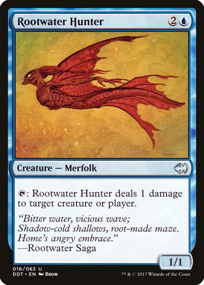 Rootwater Hunter [Duel Decks: Merfolk vs. Goblins] | Gamer Loot