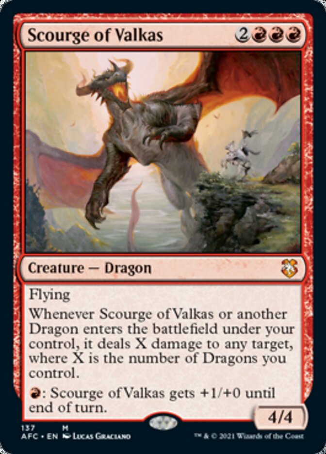 Scourge of Valkas [Dungeons & Dragons: Adventures in the Forgotten Realms Commander] | Gamer Loot