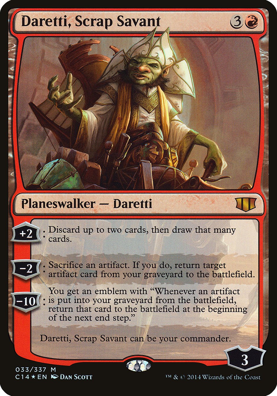 Daretti, Scrap Savant (Oversized) [Commander 2014 Oversized] | Gamer Loot