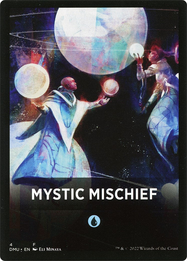 Mystic Mischief Theme Card [Dominaria United Tokens] | Gamer Loot