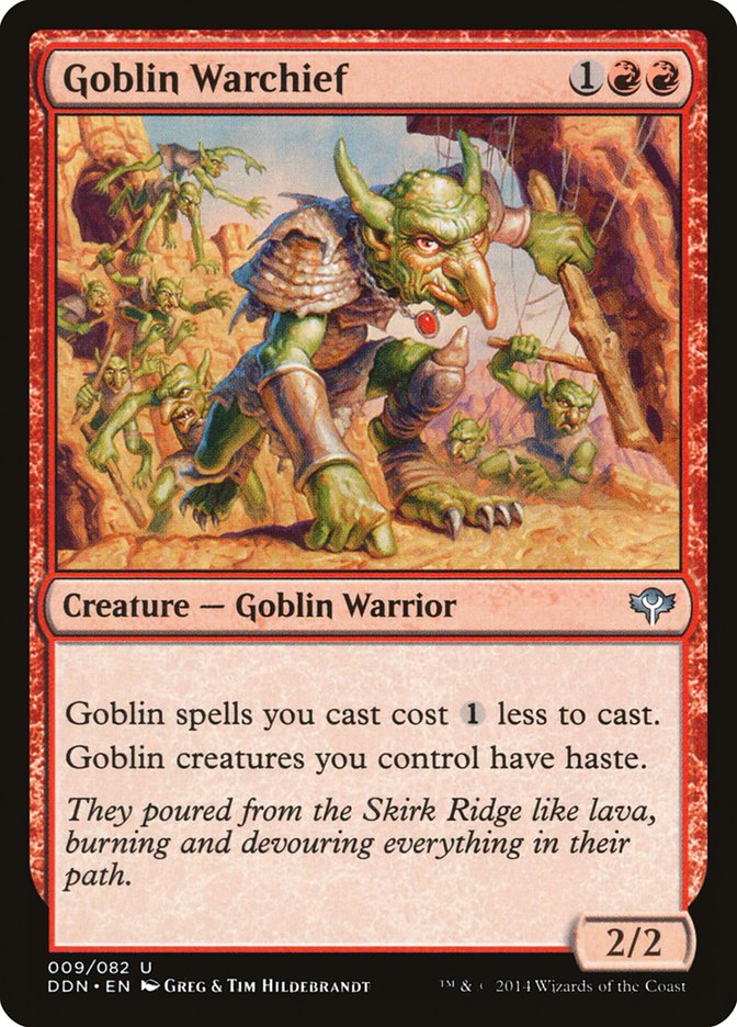 Goblin Warchief [Duel Decks: Speed vs. Cunning] | Gamer Loot