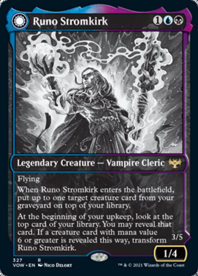 Runo Stromkirk // Krothuss, Lord of the Deep (Showcase Eternal Night) [Innistrad: Crimson Vow] | Gamer Loot