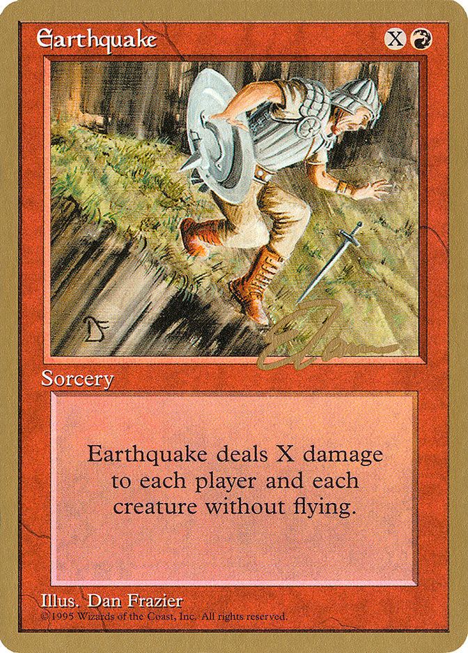 Earthquake (Eric Tam) [Pro Tour Collector Set] | Gamer Loot