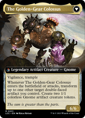 Tetzin, Gnome Champion // The Golden-Gear Colossus (Extended Art) [The Lost Caverns of Ixalan Commander] | Gamer Loot