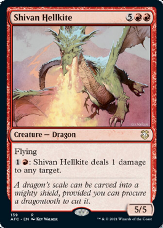 Shivan Hellkite [Dungeons & Dragons: Adventures in the Forgotten Realms Commander] | Gamer Loot