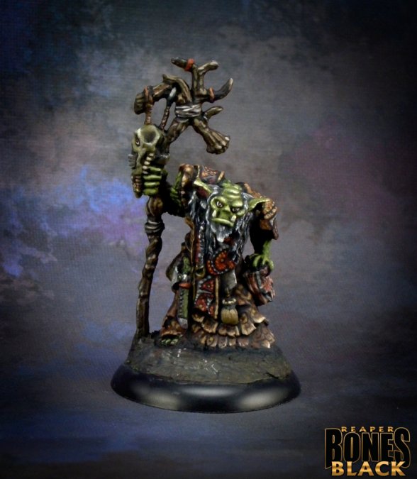 Reaper Bones Miniatures: Surkar, Orc Shaman | Gamer Loot