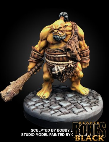 Reaper Bones Miniatures: Garghuk, Ogre Chieftain | Gamer Loot