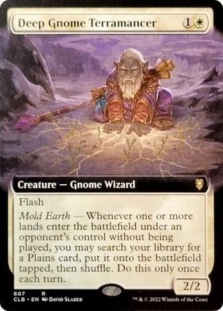 Deep Gnome Terramancer (Extended Art) [Commander Legends: Battle for Baldur's Gate] | Gamer Loot