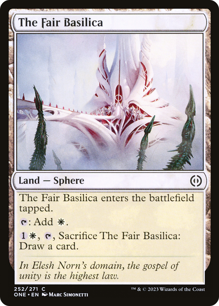 The Fair Basilica [Phyrexia: All Will Be One] | Gamer Loot