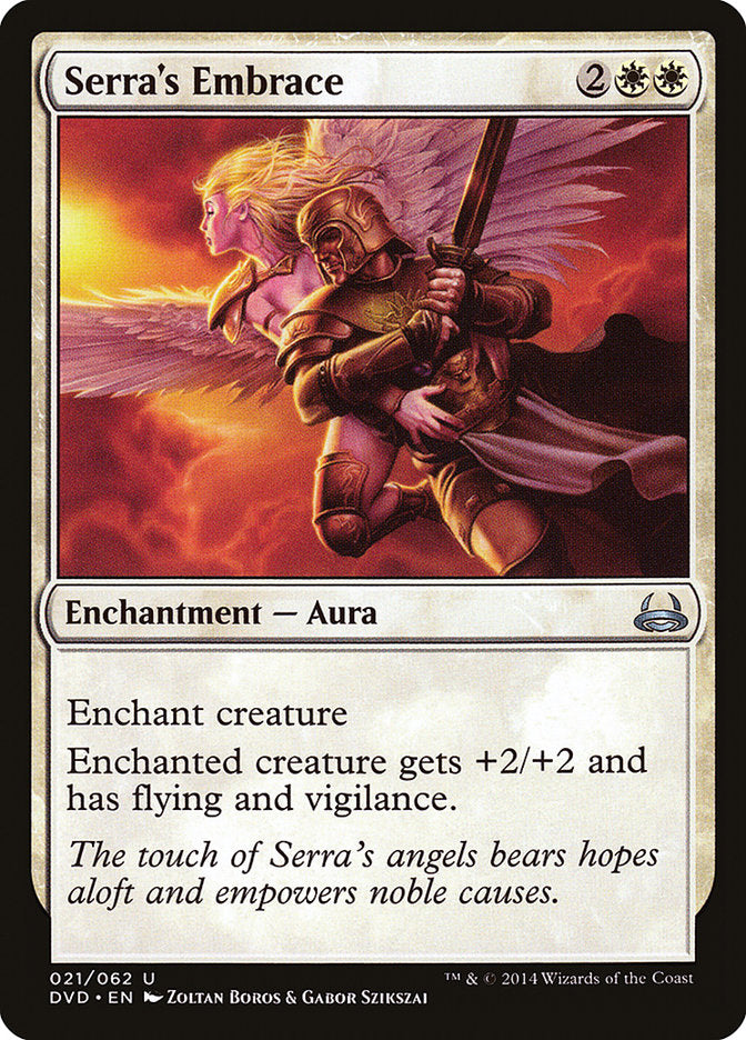 Serra's Embrace (Divine vs. Demonic) [Duel Decks Anthology] | Gamer Loot
