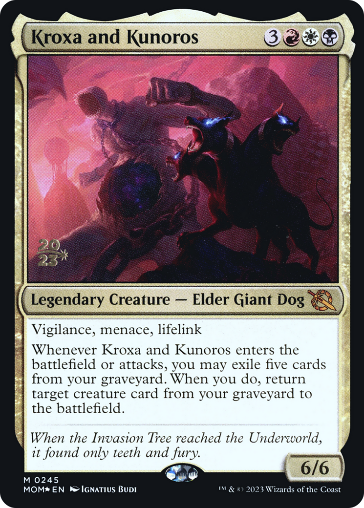 Kroxa and Kunoros [March of the Machine Prerelease Promos] | Gamer Loot