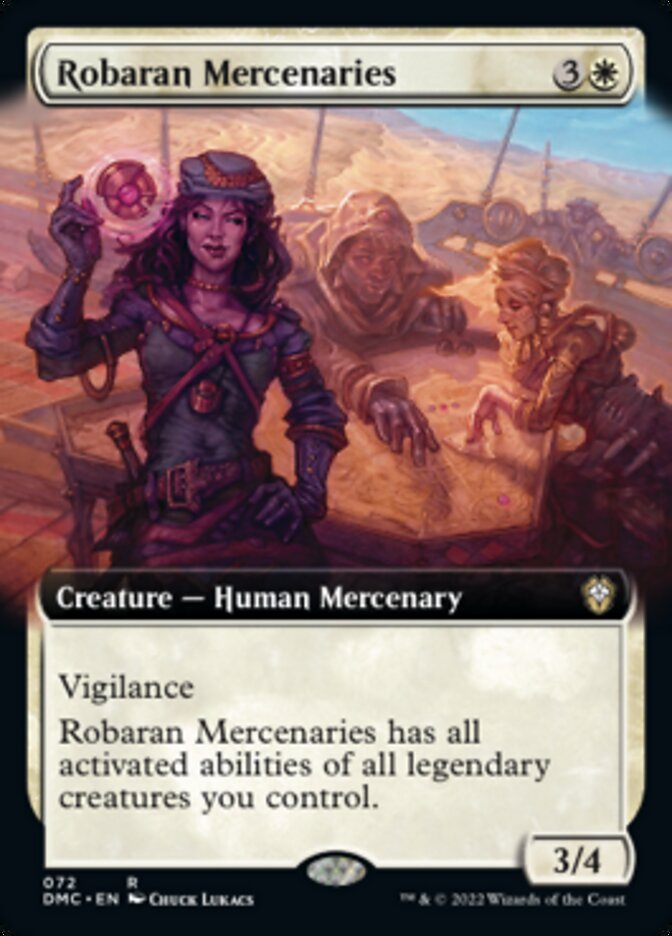 Robaran Mercenaries (Extended Art) [Dominaria United Commander] | Gamer Loot