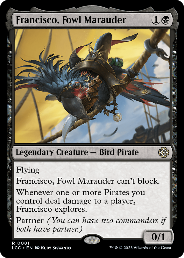 Francisco, Fowl Marauder [The Lost Caverns of Ixalan Commander] | Gamer Loot