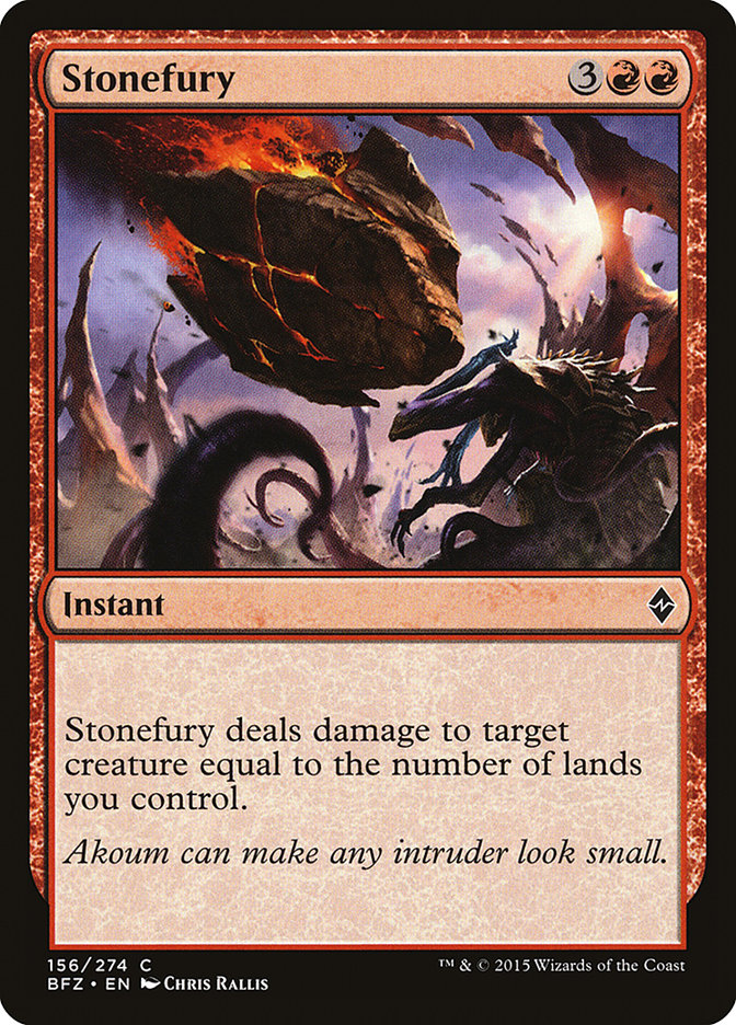 Stonefury [Battle for Zendikar] | Gamer Loot