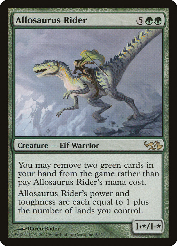 Allosaurus Rider [Duel Decks: Elves vs. Goblins] | Gamer Loot