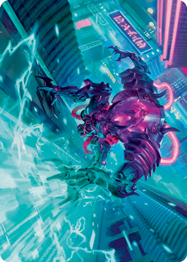 Surgehacker Mech Art Card [Kamigawa: Neon Dynasty Art Series] | Gamer Loot