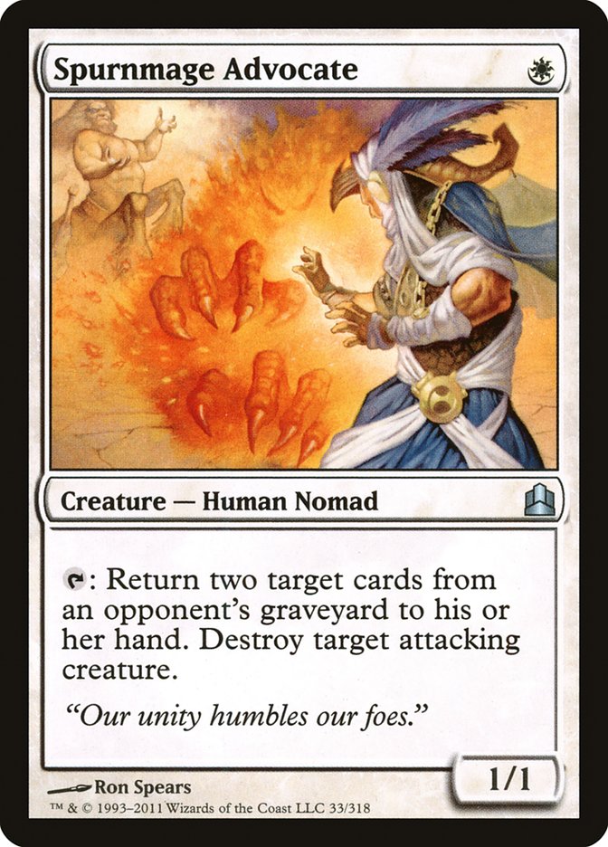 Spurnmage Advocate [Commander 2011] | Gamer Loot