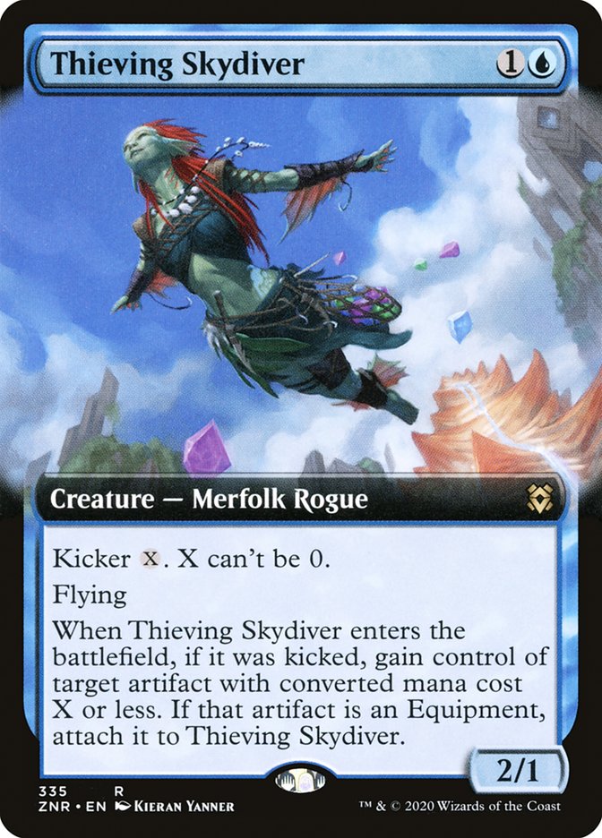 Thieving Skydiver (Extended) [Zendikar Rising] | Gamer Loot